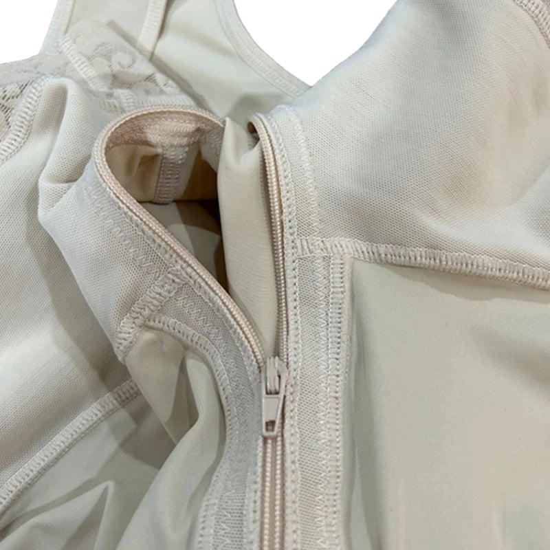 Elegant Lace Postpartum Corset with Wire-Free Comfort